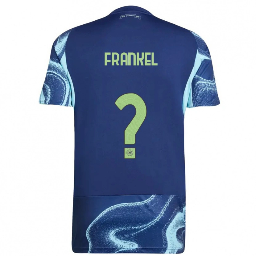 Danxen Dame Rydell Frankel #0 Marineblå Himmelsblå Bortetrøye Drakt Trøye 2025/26 Skjorter T-Skjorte