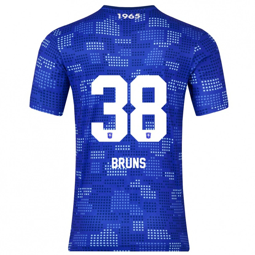 Danxen Dame Max Bruns #38 Blå Himmelsblå Bortetrøye Drakt Trøye 2025/26 Skjorter T-Skjorte
