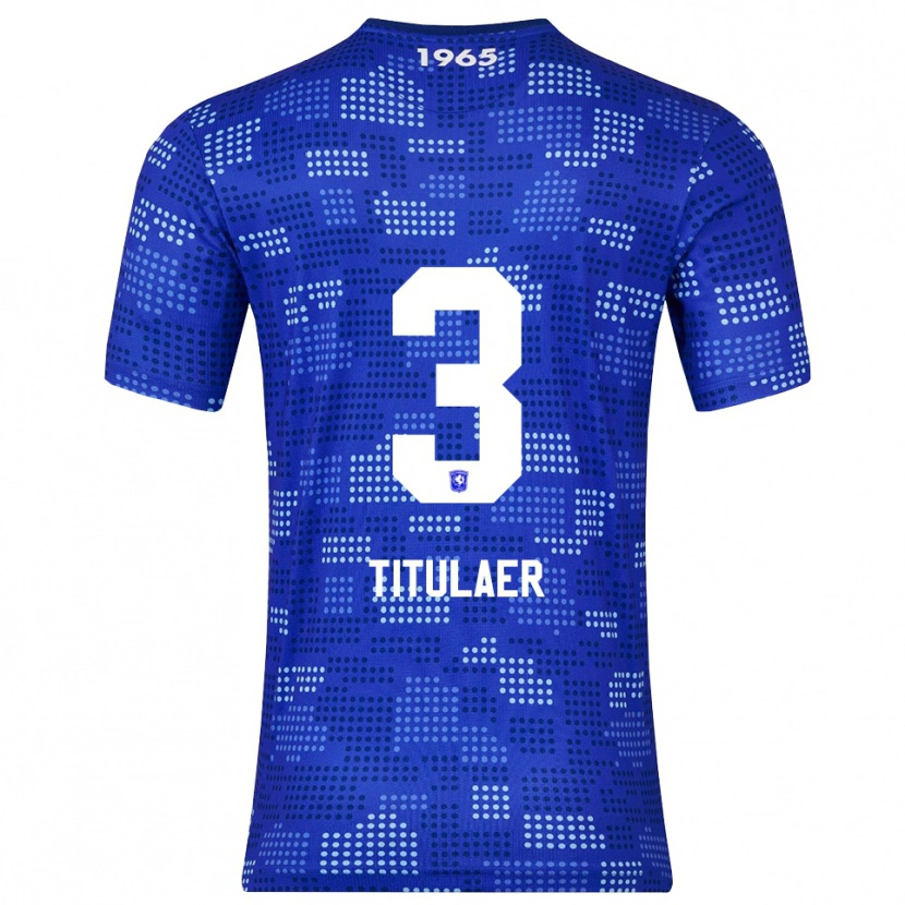 Danxen Dame Björn Titulaer #3 Blå Himmelsblå Bortetrøye Drakt Trøye 2025/26 Skjorter T-Skjorte