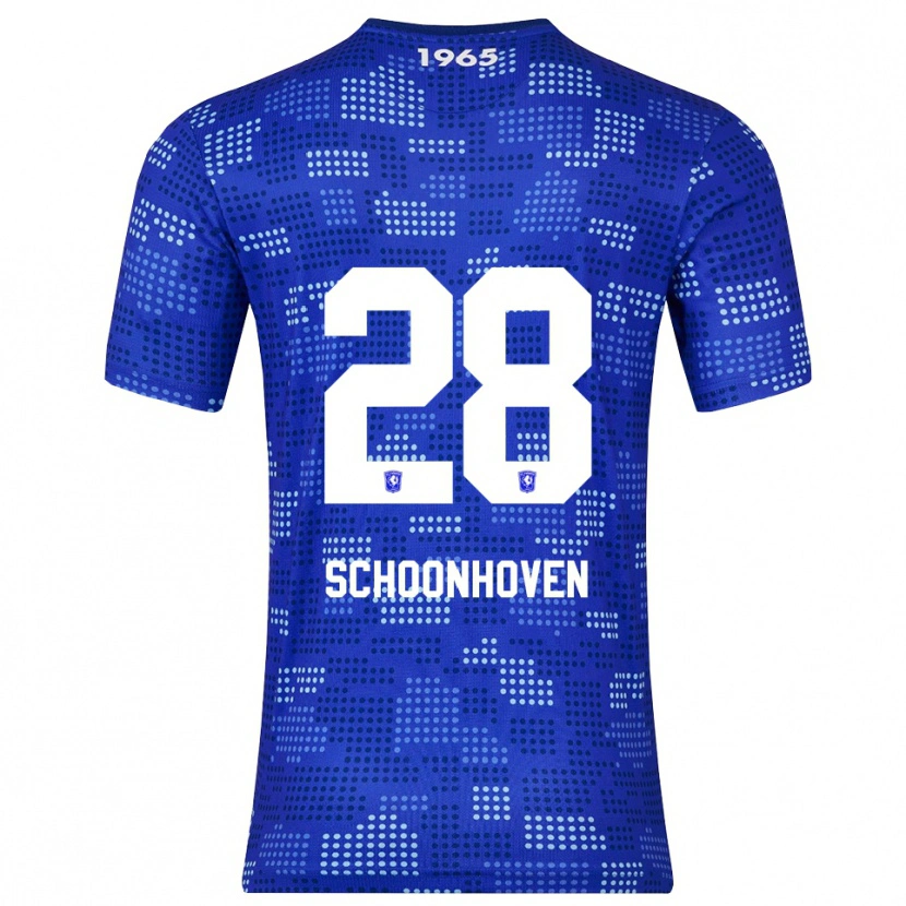 Danxen Dame Roman Schoonhoven #28 Blå Himmelsblå Bortetrøye Drakt Trøye 2025/26 Skjorter T-Skjorte