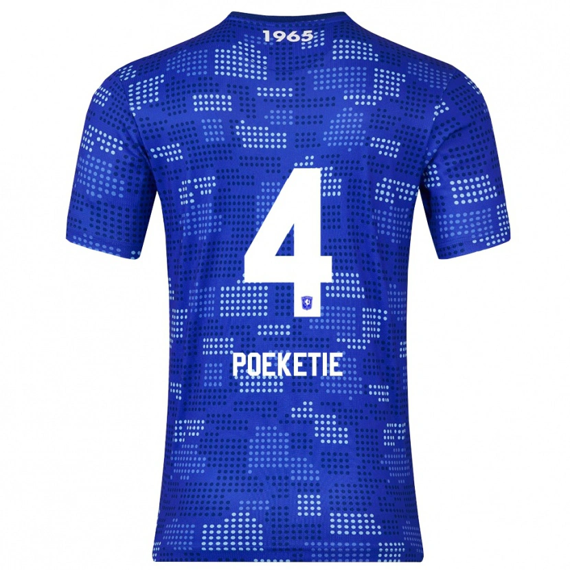 Danxen Dame Maik Poeketie #4 Blå Himmelsblå Bortetrøye Drakt Trøye 2025/26 Skjorter T-Skjorte