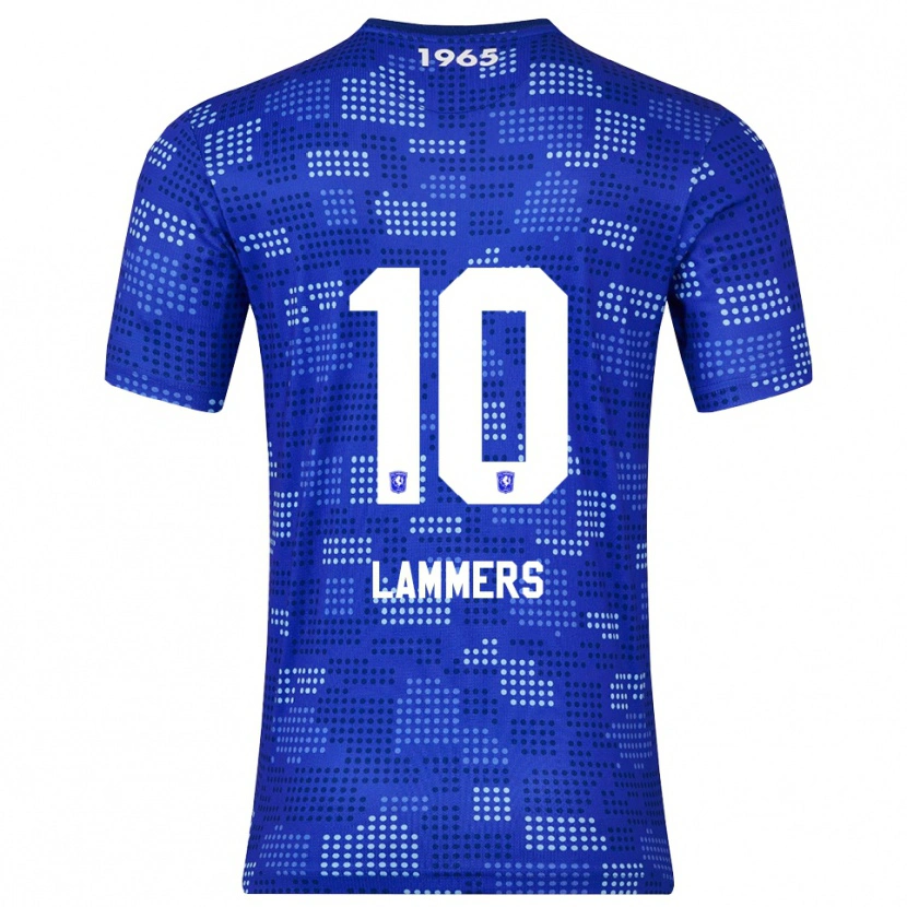 Danxen Dame Sam Lammers #10 Blå Himmelsblå Bortetrøye Drakt Trøye 2025/26 Skjorter T-Skjorte