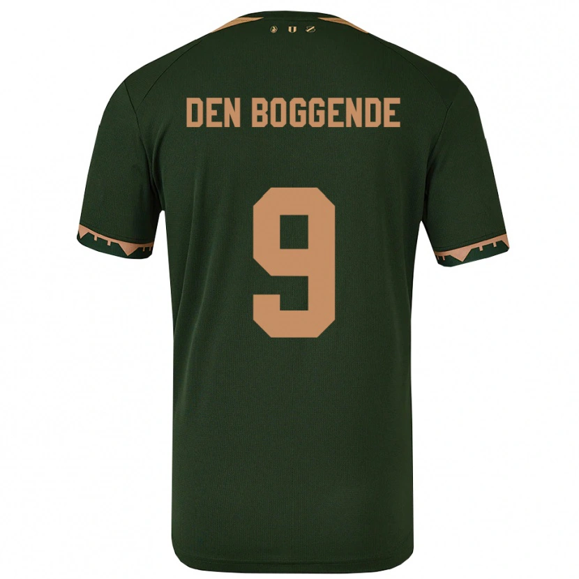 Danxen Dame Tijn Den Boggende #9 Grønn Gull Bortetrøye Drakt Trøye 2025/26 Skjorter T-Skjorte