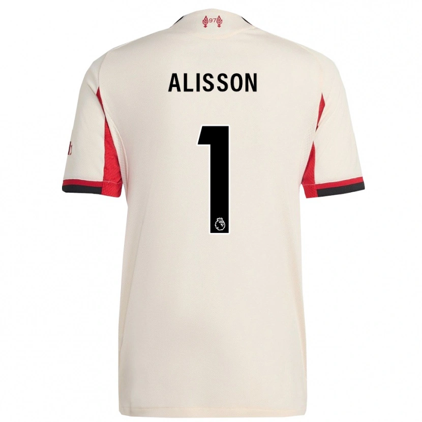 Danxen Dame Alisson #1 Hvit Svart Bortetrøye Drakt Trøye 2025/26 Skjorter T-Skjorte