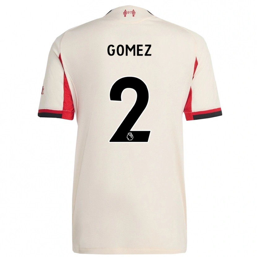Danxen Dame Joe Gomez #2 Hvit Svart Bortetrøye Drakt Trøye 2025/26 Skjorter T-Skjorte