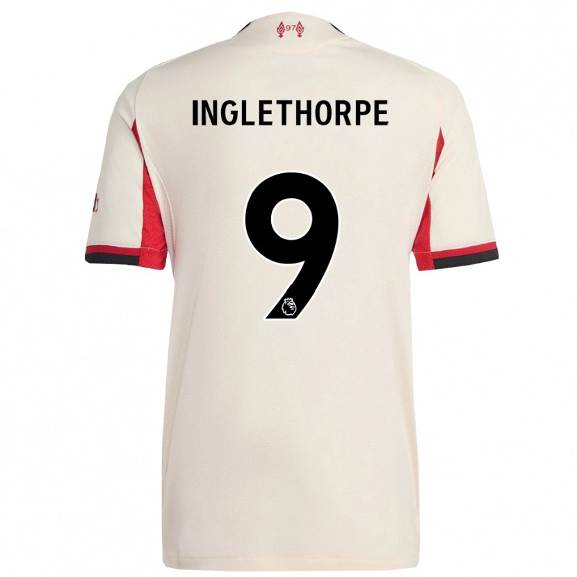 Danxen Dame Finn Inglethorpe #9 Hvit Svart Bortetrøye Drakt Trøye 2025/26 Skjorter T-Skjorte