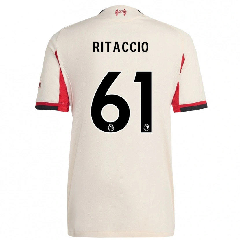 Danxen Dame Matteo Ritaccio #61 Hvit Svart Bortetrøye Drakt Trøye 2025/26 Skjorter T-Skjorte