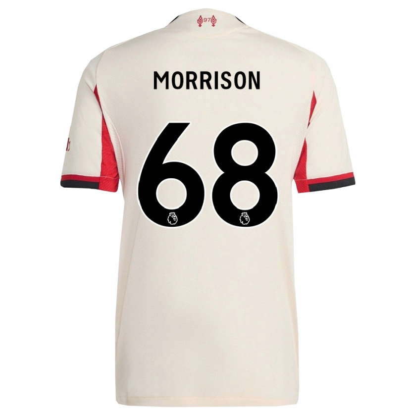 Danxen Dame Kieran Morrison #68 Hvit Svart Bortetrøye Drakt Trøye 2025/26 Skjorter T-Skjorte