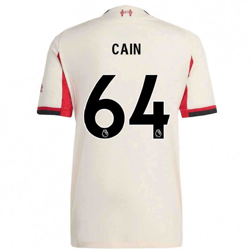 Danxen Dame Jake Cain #64 Hvit Svart Bortetrøye Drakt Trøye 2025/26 Skjorter T-Skjorte