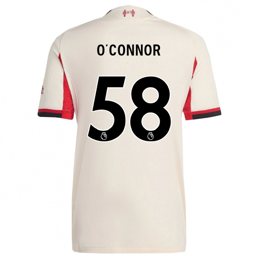 Danxen Dame Oliver O'connor #58 Hvit Svart Bortetrøye Drakt Trøye 2025/26 Skjorter T-Skjorte