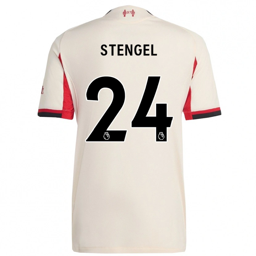 Danxen Dame Katie Stengel #24 Hvit Svart Bortetrøye Drakt Trøye 2025/26 Skjorter T-Skjorte