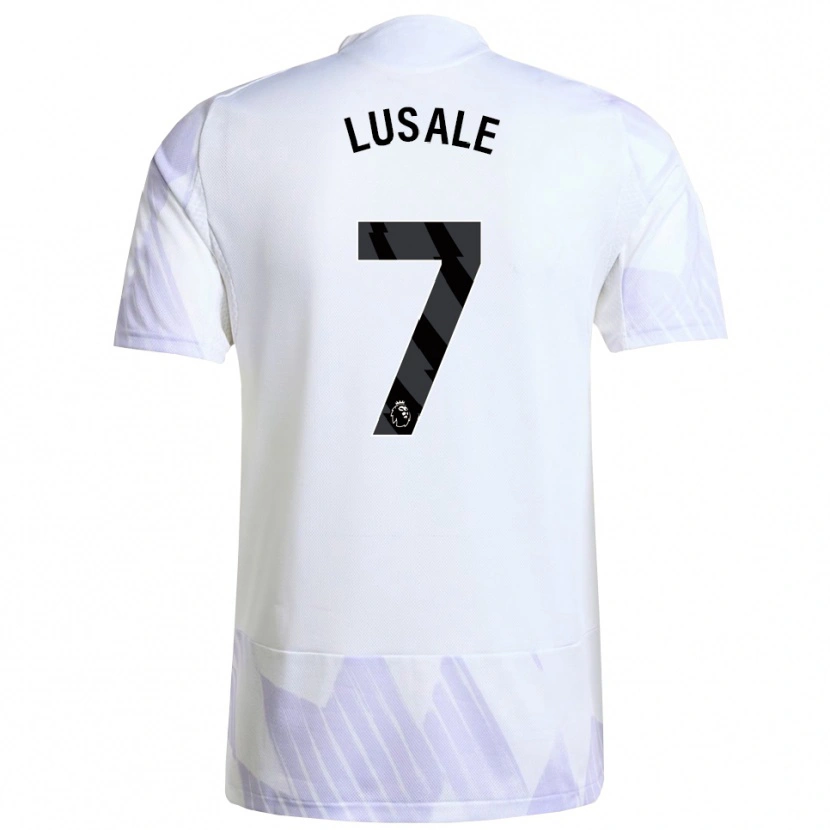 Danxen Dame Samuel Lusale #7 Hvit Lilla Lilla Bortetrøye Drakt Trøye 2025/26 Skjorter T-Skjorte