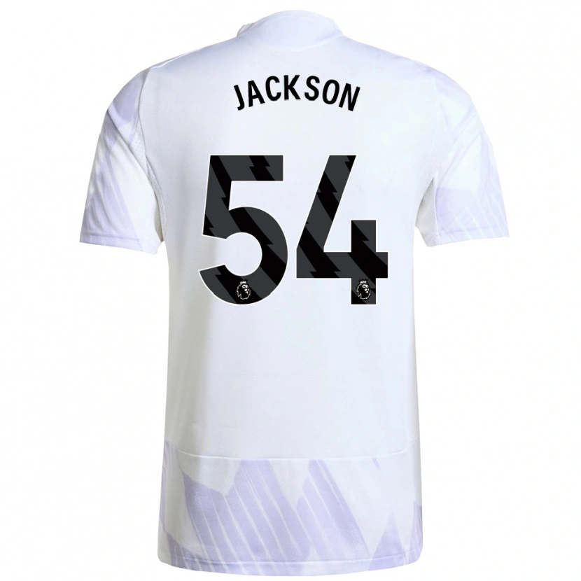 Danxen Dame Louis Jackson #54 Hvit Lilla Lilla Bortetrøye Drakt Trøye 2025/26 Skjorter T-Skjorte