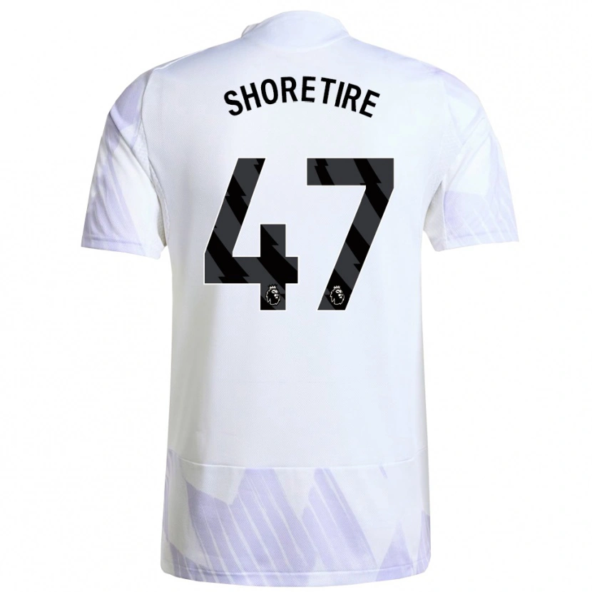 Danxen Dame Shola Shoretire #47 Hvit Lilla Lilla Bortetrøye Drakt Trøye 2025/26 Skjorter T-Skjorte