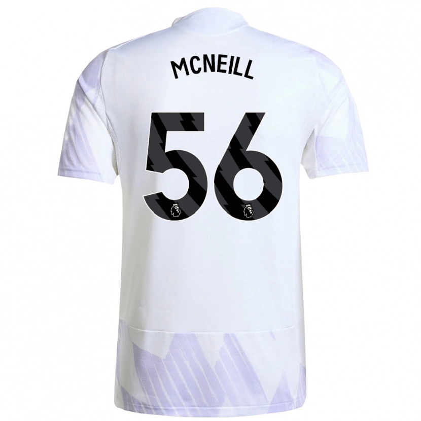 Danxen Dame Charlie Mcneill #56 Hvit Lilla Lilla Bortetrøye Drakt Trøye 2025/26 Skjorter T-Skjorte