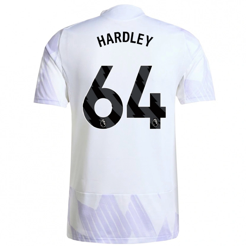 Danxen Dame Bjorn Hardley #64 Hvit Lilla Lilla Bortetrøye Drakt Trøye 2025/26 Skjorter T-Skjorte