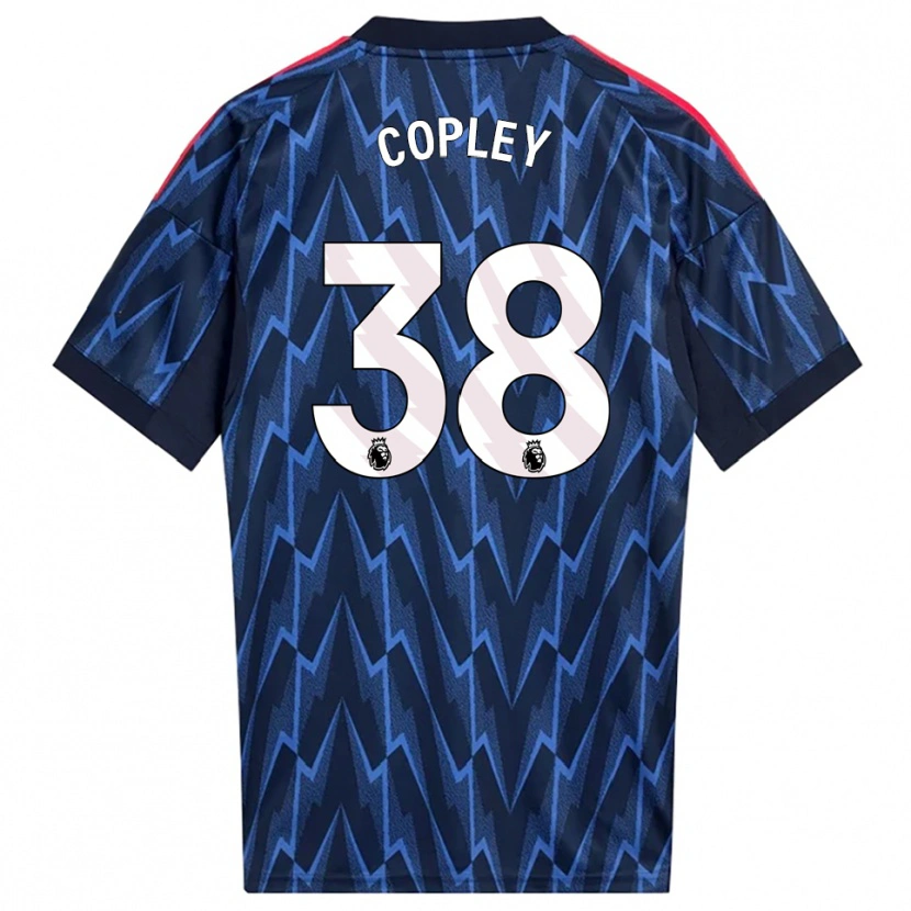 Danxen Dame Louie Copley #38 Marineblå Rød Bortetrøye Drakt Trøye 2025/26 Skjorter T-Skjorte