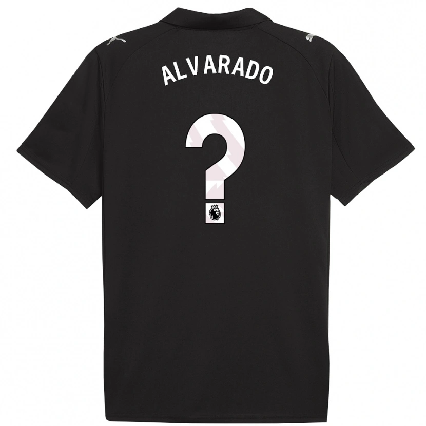 Danxen Dame Lucas Alvarado #0 Svart Hvit Bortetrøye Drakt Trøye 2025/26 Skjorter T-Skjorte