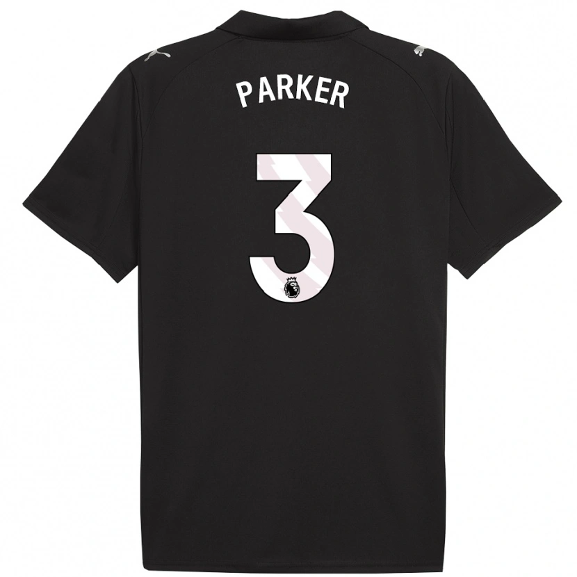 Danxen Dame Harrison Parker #3 Svart Hvit Bortetrøye Drakt Trøye 2025/26 Skjorter T-Skjorte