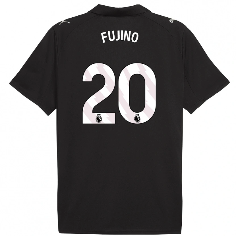 Danxen Dame Aoba Fujino #20 Svart Hvit Bortetrøye Drakt Trøye 2025/26 Skjorter T-Skjorte