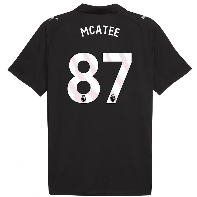 Danxen Dame James Mcatee #87 Svart Hvit Bortetrøye Drakt Trøye 2025/26 Skjorter T-Skjorte