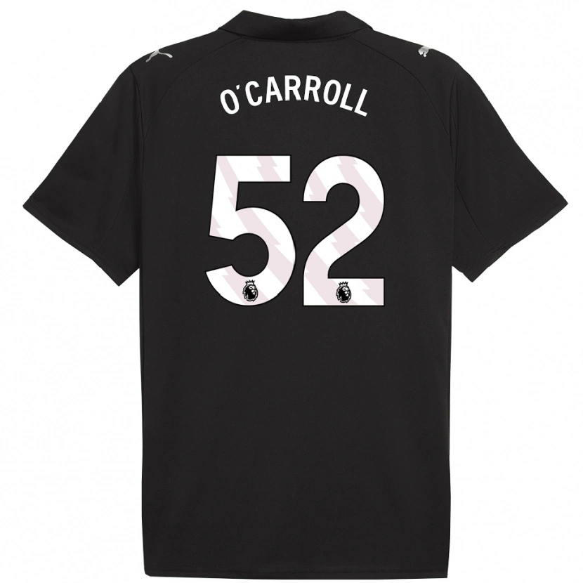 Danxen Dame Eve O'carroll #52 Svart Hvit Bortetrøye Drakt Trøye 2025/26 Skjorter T-Skjorte