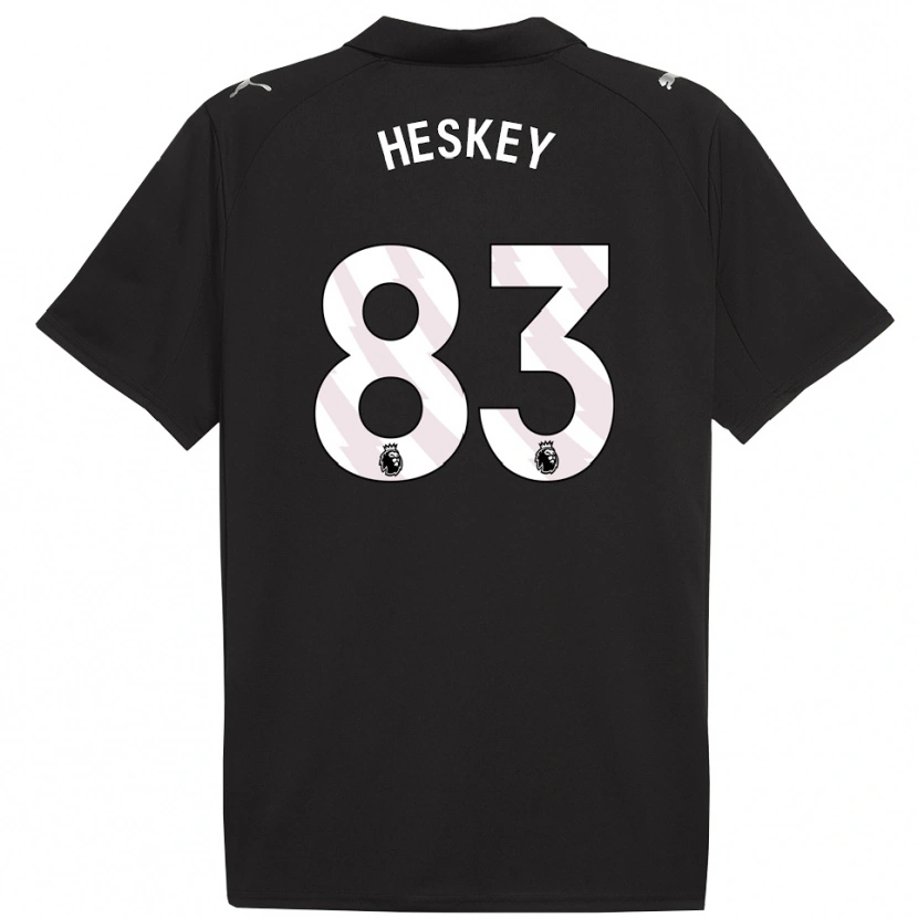 Danxen Dame Reigan Heskey #83 Svart Hvit Bortetrøye Drakt Trøye 2025/26 Skjorter T-Skjorte