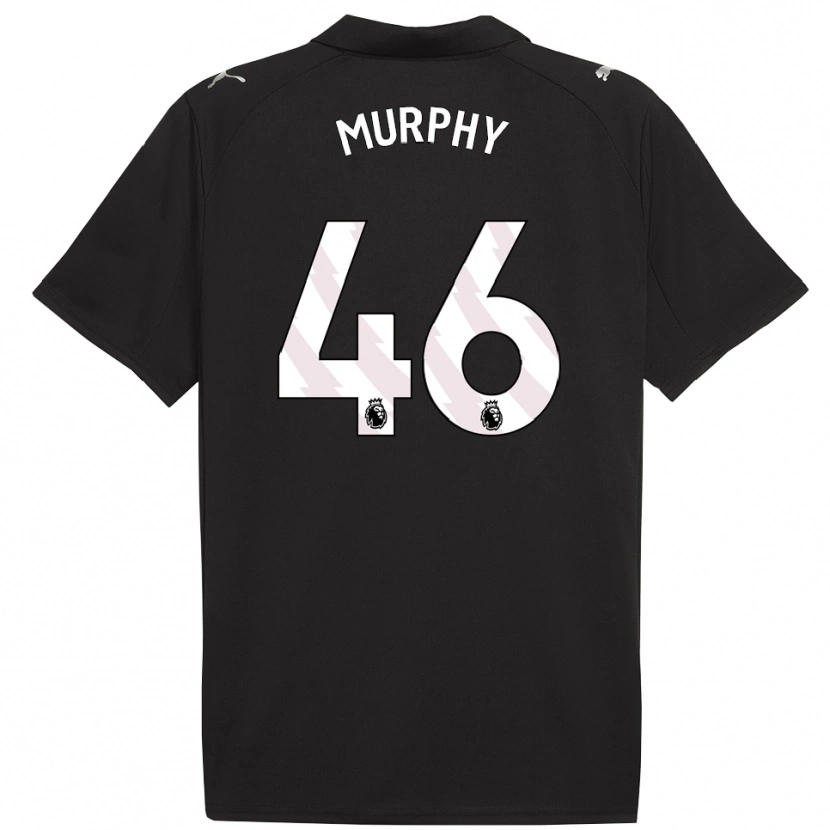 Danxen Dame Lily Murphy #46 Svart Hvit Bortetrøye Drakt Trøye 2025/26 Skjorter T-Skjorte