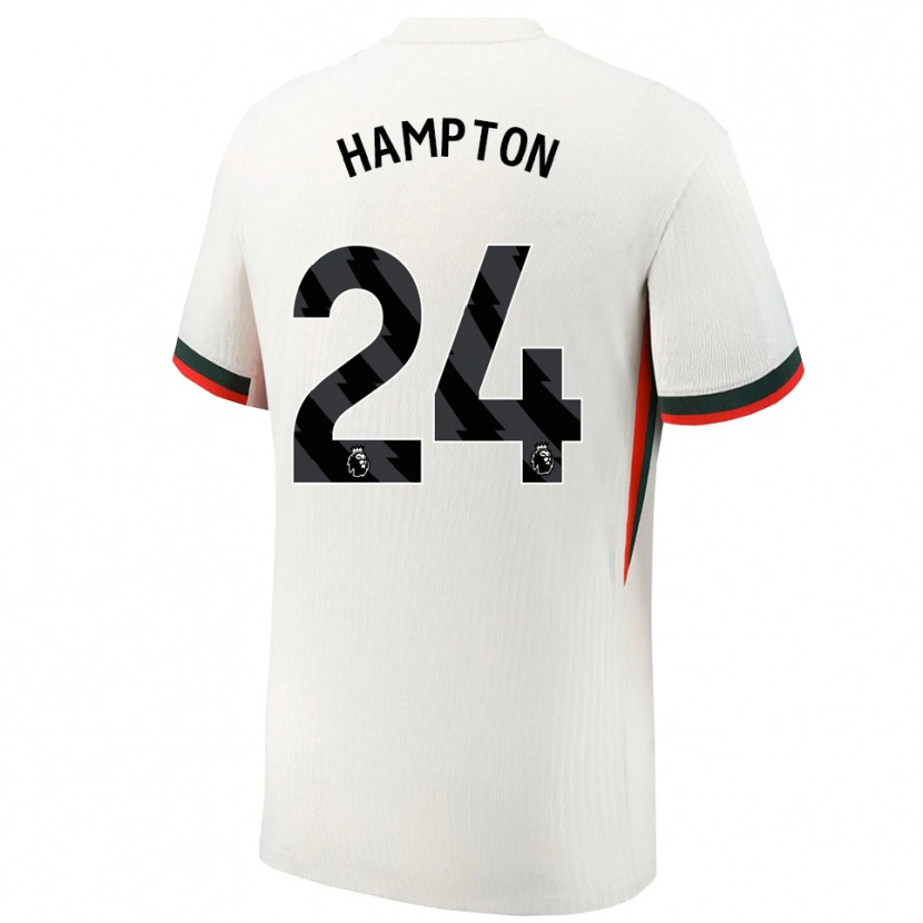 Danxen Dame Hannah Hampton #24 Hvit Grønn Bortetrøye Drakt Trøye 2025/26 Skjorter T-Skjorte