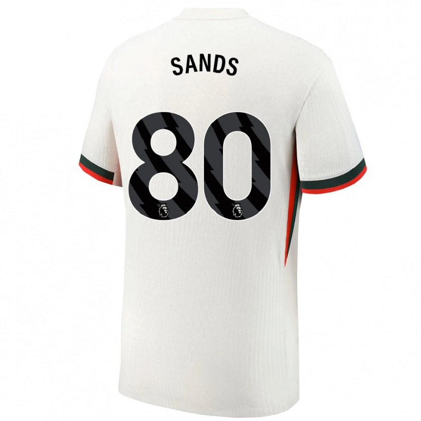 Danxen Dame Hudson Sands #80 Hvit Grønn Bortetrøye Drakt Trøye 2025/26 Skjorter T-Skjorte
