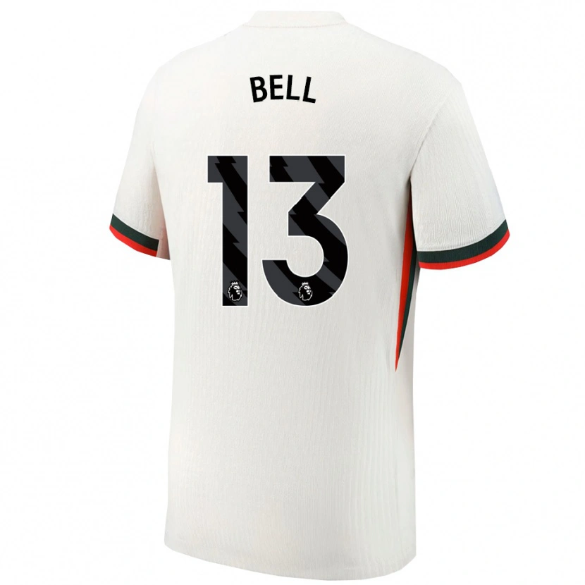 Danxen Dame Toby Bell #13 Hvit Grønn Bortetrøye Drakt Trøye 2025/26 Skjorter T-Skjorte