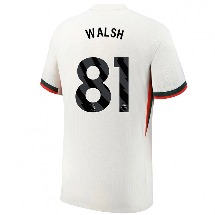 Danxen Dame Reggie Walsh #81 Hvit Grønn Bortetrøye Drakt Trøye 2025/26 Skjorter T-Skjorte
