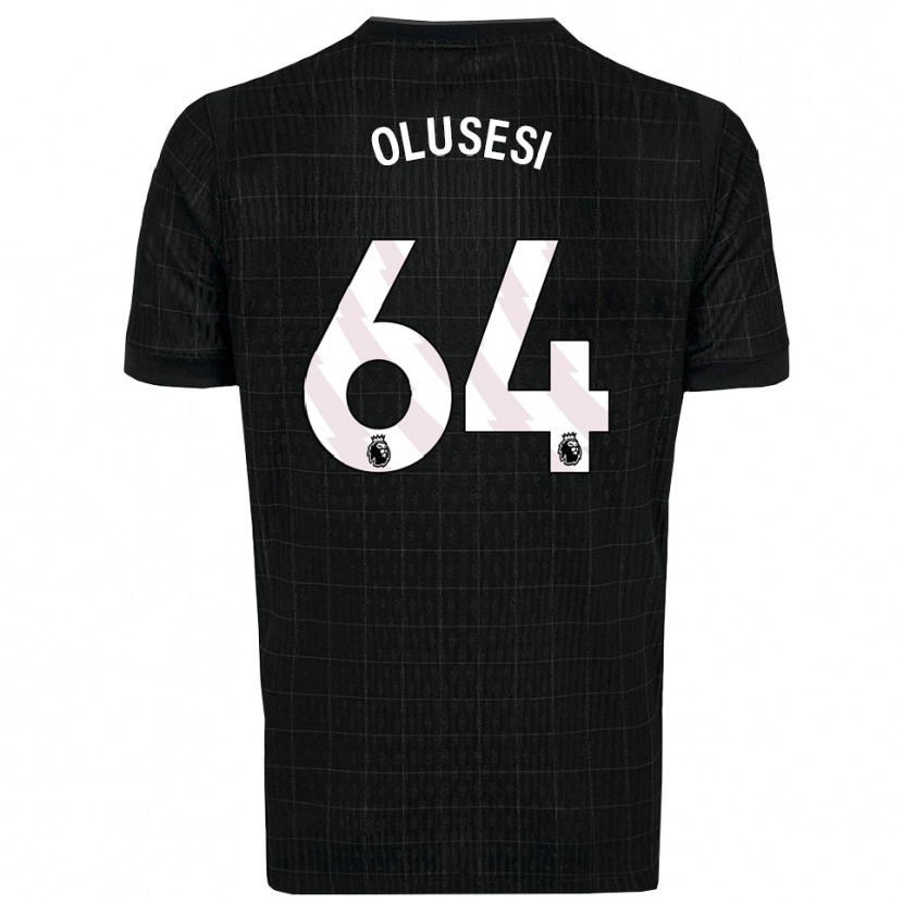 Danxen Dame Callum Olusesi #64 Svart Grå Bortetrøye Drakt Trøye 2025/26 Skjorter T-Skjorte