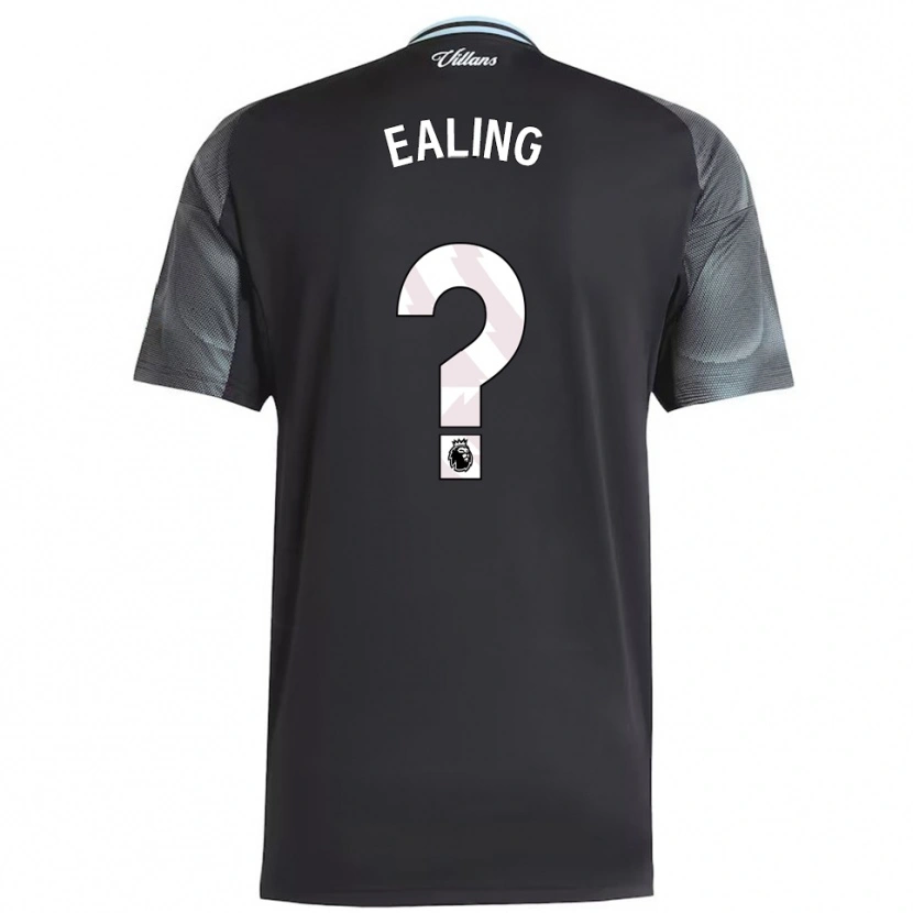 Danxen Dame Frankie Ealing #0 Svart Himmelsblå Bortetrøye Drakt Trøye 2025/26 Skjorter T-Skjorte