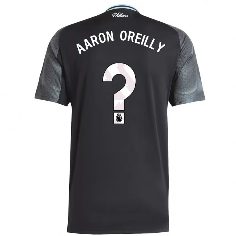 Danxen Dame Aaron Oreilly #0 Svart Himmelsblå Bortetrøye Drakt Trøye 2025/26 Skjorter T-Skjorte