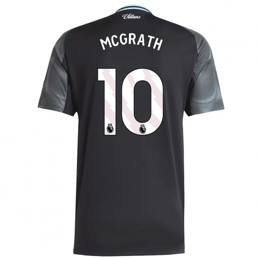 Danxen Dame Jack Mcgrath #10 Svart Himmelsblå Bortetrøye Drakt Trøye 2025/26 Skjorter T-Skjorte