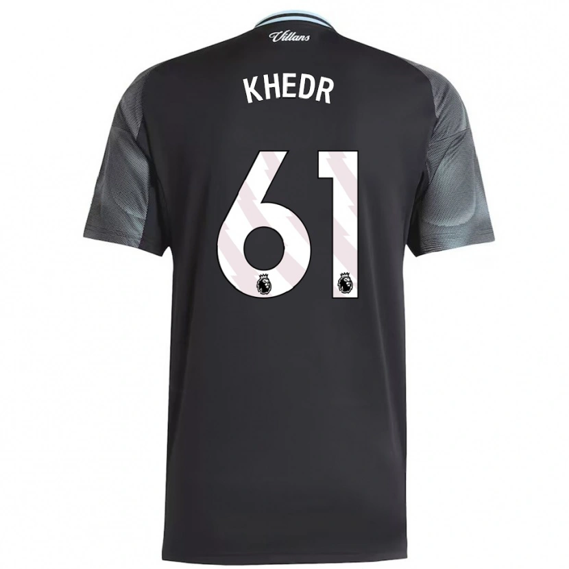 Danxen Dame Omar Khedr #61 Svart Himmelsblå Bortetrøye Drakt Trøye 2025/26 Skjorter T-Skjorte