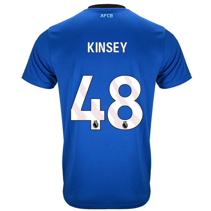 Danxen Dame Max Kinsey #48 Blå Svart Bortetrøye Drakt Trøye 2025/26 Skjorter T-Skjorte