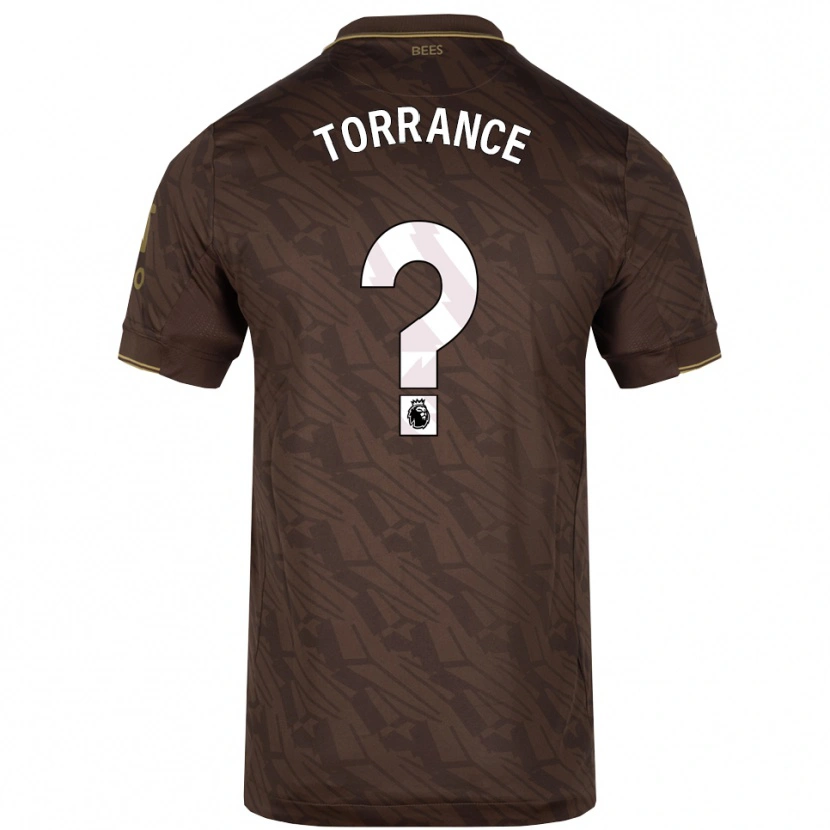 Danxen Dame Bruno Torrance #0 Brun Gull Bortetrøye Drakt Trøye 2025/26 Skjorter T-Skjorte