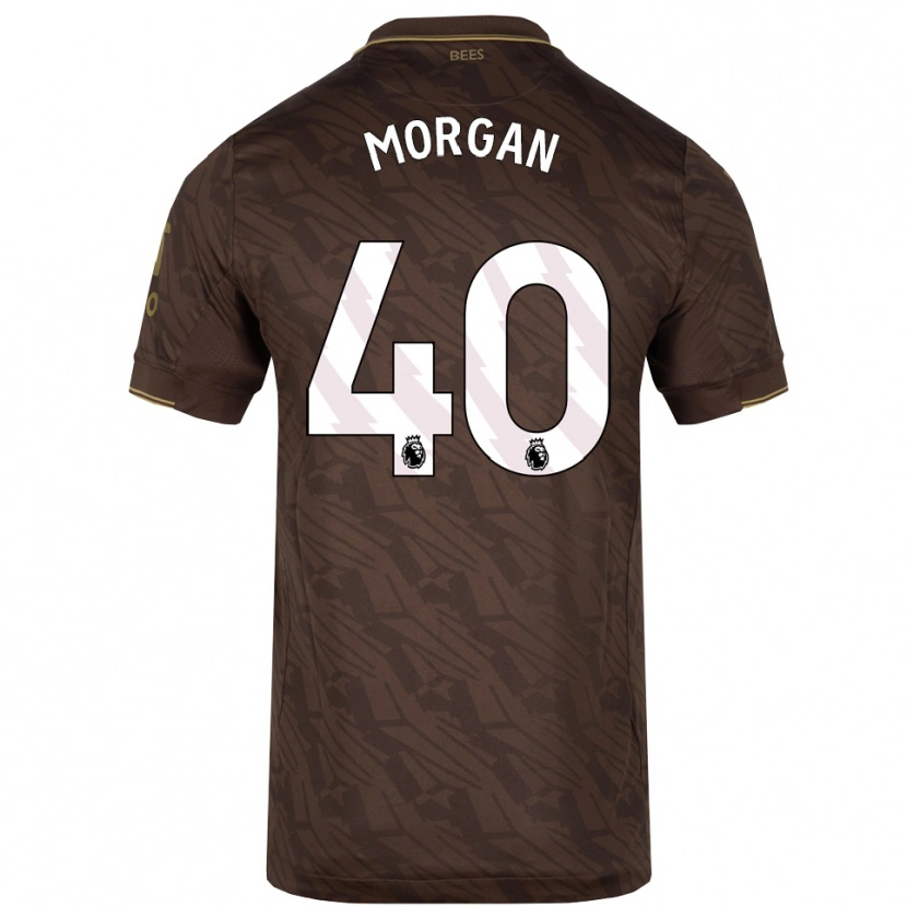 Danxen Dame Iwan Morgan #40 Brun Gull Bortetrøye Drakt Trøye 2025/26 Skjorter T-Skjorte