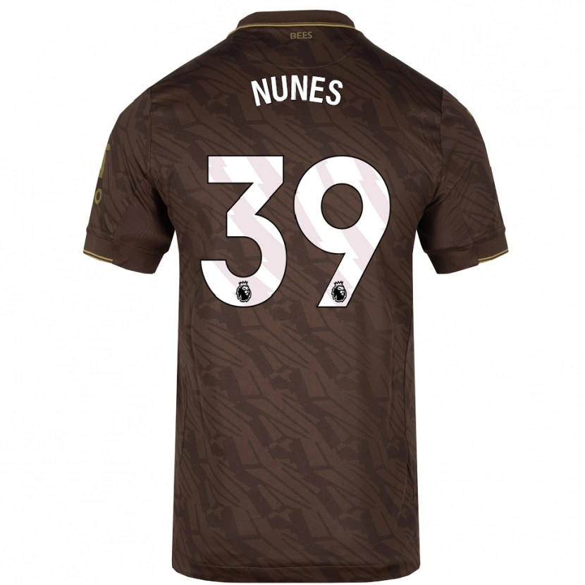 Danxen Dame Gustavo Nunes #39 Brun Gull Bortetrøye Drakt Trøye 2025/26 Skjorter T-Skjorte