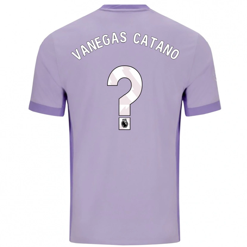 Danxen Dame Manuela Vanegas Catano #0 Taro Lilla Hvit Bortetrøye Drakt Trøye 2025/26 Skjorter T-Skjorte
