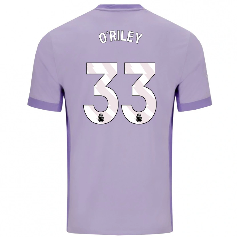 Danxen Dame Matt O'riley #33 Taro Lilla Hvit Bortetrøye Drakt Trøye 2025/26 Skjorter T-Skjorte