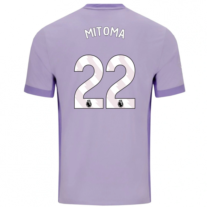 Danxen Dame Kaoru Mitoma #22 Taro Lilla Hvit Bortetrøye Drakt Trøye 2025/26 Skjorter T-Skjorte