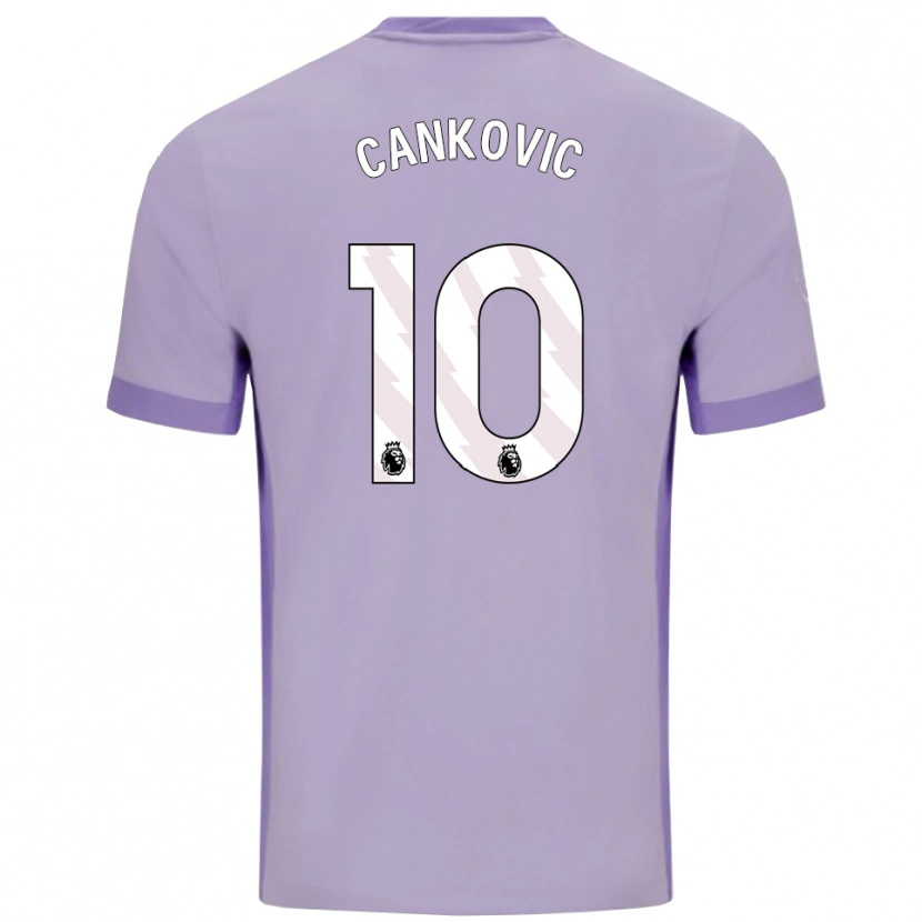 Danxen Dame Jelena Čanković #10 Taro Lilla Hvit Bortetrøye Drakt Trøye 2025/26 Skjorter T-Skjorte