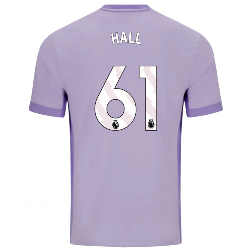 Danxen Dame Steven Hall #61 Taro Lilla Hvit Bortetrøye Drakt Trøye 2025/26 Skjorter T-Skjorte