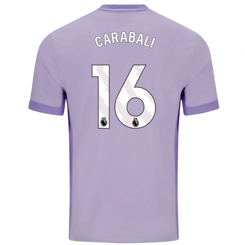 Danxen Dame Jorelyn Carabalí #16 Taro Lilla Hvit Bortetrøye Drakt Trøye 2025/26 Skjorter T-Skjorte