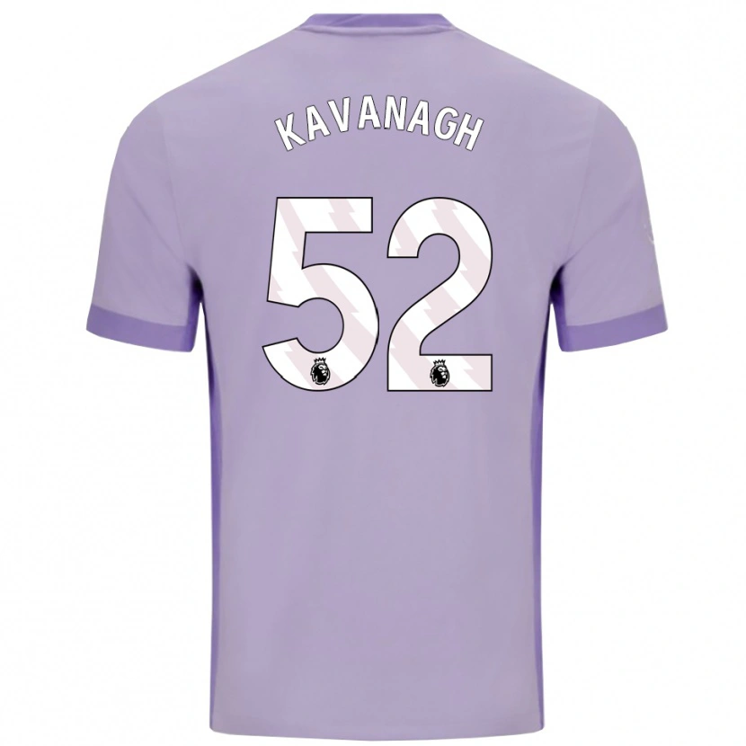 Danxen Dame Leigh Kavanagh #52 Taro Lilla Hvit Bortetrøye Drakt Trøye 2025/26 Skjorter T-Skjorte