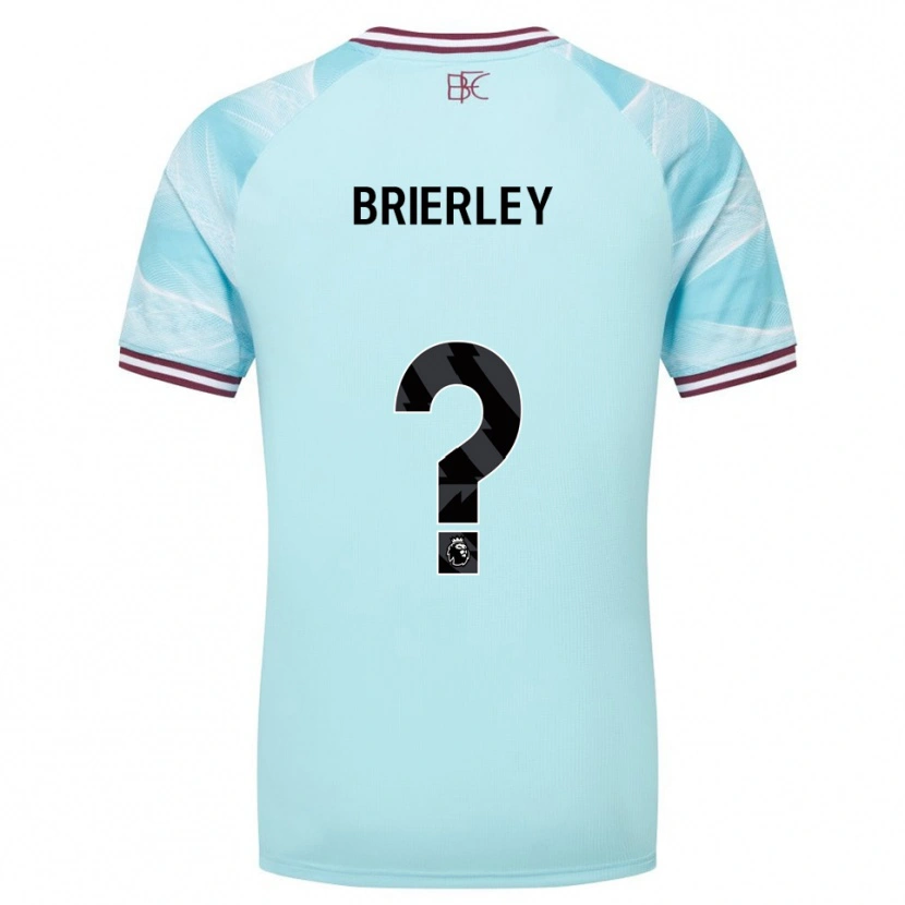 Danxen Dame George Brierley #0 Himmelsblå Burgunder Bortetrøye Drakt Trøye 2025/26 Skjorter T-Skjorte