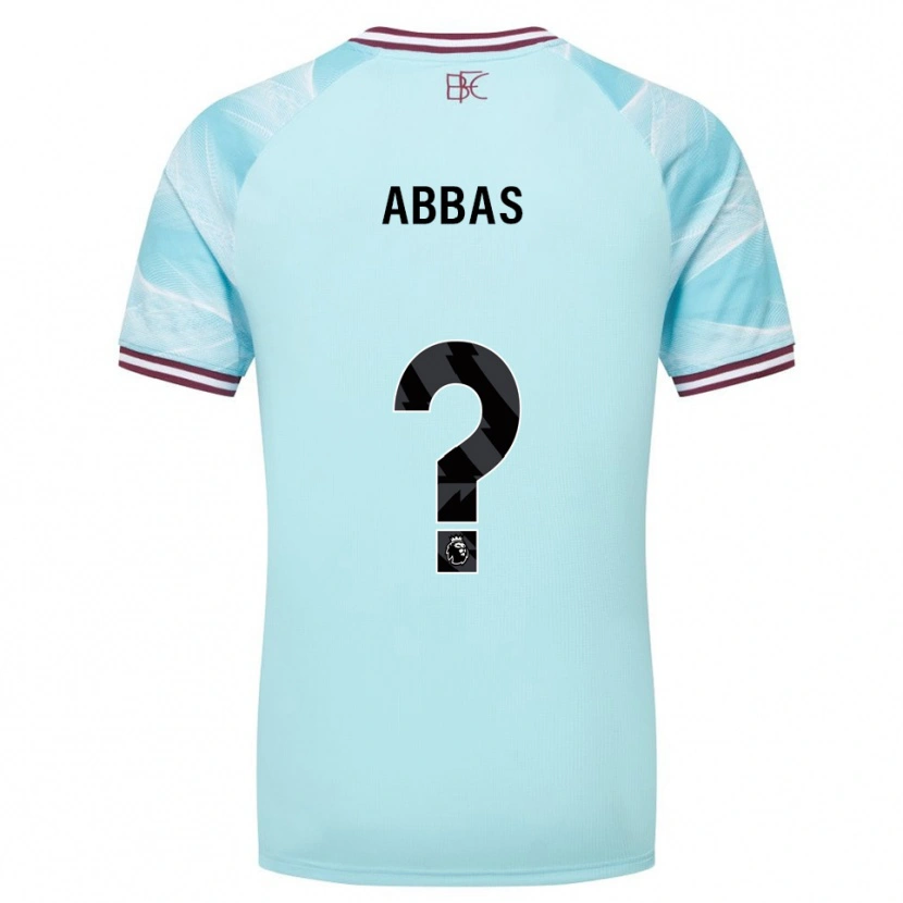 Danxen Dame Adam Abbas #0 Himmelsblå Burgunder Bortetrøye Drakt Trøye 2025/26 Skjorter T-Skjorte